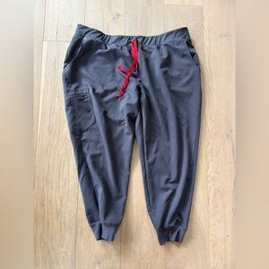 Figs Zamora jogger scrub bottoms in gray - 4XL